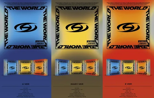 DREAMUS ATEEZ The World EP.1: álbum de movimiento 3 versiones Set CD+1p Letras plegables Poster en paquete+72p Photobooklet+1ea pegatina+1p tarjeta