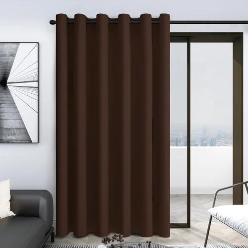 Miniatura 100 de Deconovo Cortina opaca, para oscurecer la habitación Gris claro