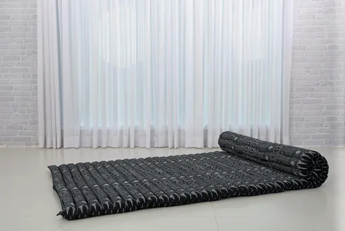 Miniatura 8 de Leewadee - Kapok Roll Mat – Colchón plegable hecho a mano para dormir y relajación de Tailandia, ideal como cama de invitados, esterilla de camping