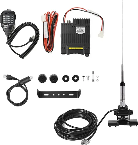 Miniatura 5 de Radio móvil amateur Anytone AT-778UV con antena de coche, radios de dos vías de largo alcance 40 kilómetros, ideal para principiantes en actividades