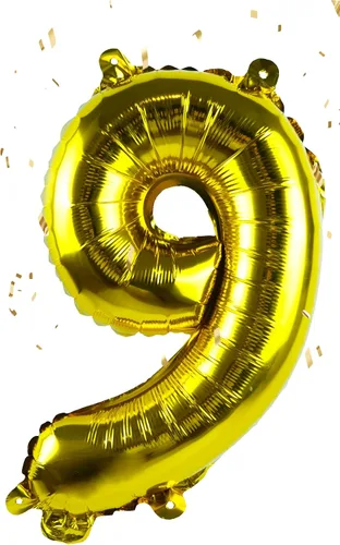 Miniatura 6 de Globos dorados del número "2" de 16 pulgadas, letra individual de lámina de Mylar personalizada, colgantes, reutilizables para niñas, niños