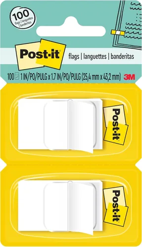 Miniatura 15 de Post-it Banderas, 50 por dispensador, paquete de 2 dispensadores, 1 pulgada de ancho, verde brillante (680-BG2)