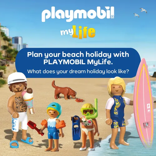 Miniatura 6 de Playmobil Diversión familiar en la playa