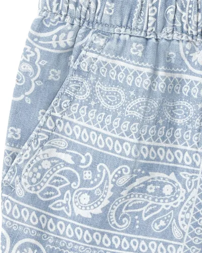 Miniatura 3 de The Childrens Place Pantalones cortos de sarga con estampado para niñas