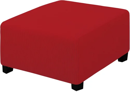 Miniatura 21 de Easy-Going Funda Elástica para Otomana Taburete de Almacenamiento Plegable Protector de Muebles Funda Rectangular Suave con Parte Inferior Elástica