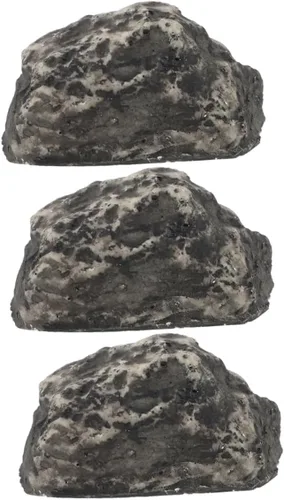 3 piezas de piedra realista para llaves de piedra resistente a la intemperie, para decoración de jardín, combina naturalmente con espacios al aire