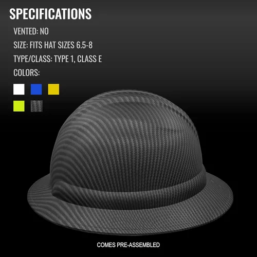 Miniatura 6 de Bullhead Safety - Casco con ventilación y suspensión de cuatro puntos con bloqueo deslizante