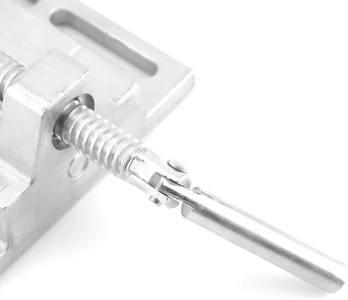 Miniatura 9 de Prensa de taladro de 2.5 pulgadas, alicates de punta plana, sujeción de doble pista, abrazadera de perforación industrial resistente que sujeta