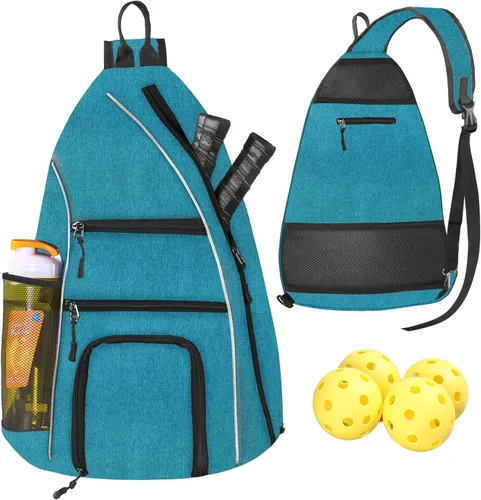 Miniatura 10 de Bolsa de pickleball – Bolsas de pickleball para mujeres y hombres – Mochila de pickleball – Estuche de viaje de pickleball para raqueta de tenis
