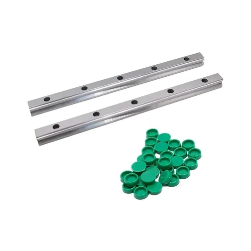 Miniatura 6 de Guías lineales, guías deslizantes de movimiento lineal de 11.811-39.370 in, 2 rieles de guía lineal HGR20 + 4 bloques deslizantes de brida HGW20CC