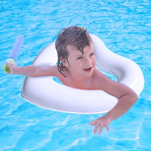 Miniatura 8 de ZHUYNXIR Tubo flotante de piscina con forma de corazón, diversión en el agua, juguetes de fiesta en la playa para niños, accesorios de diseño