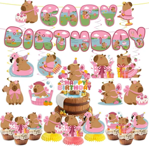 Miniatura 12 de 35 decoraciones de cumpleaños con texto en inglés "Isn't She Onederful", decoraciones de primer cumpleaños para niñas, fácil instalación, incluye
