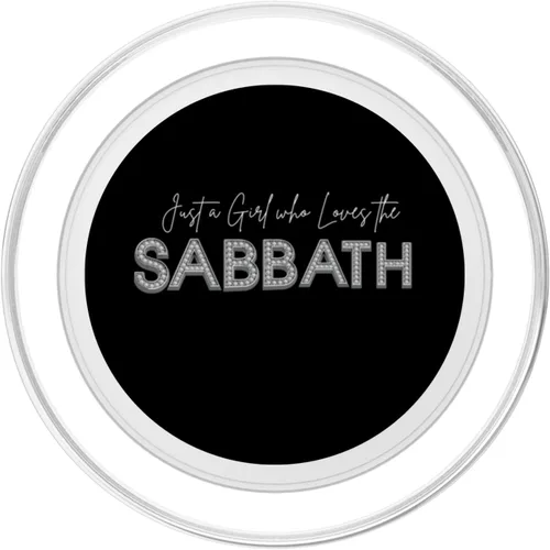 Miniatura 2 de Just a Girl who Loves the Sabbath. 7th Day Sabbath Keeper PopSockets MagSafe PopGrip for iPhone