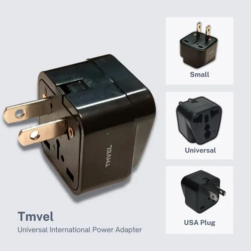 Miniatura 4 de Adaptador de corriente universal internacional convertidor de punta de enchufe - Convertir Europa, EU/UK/CN/AU a Estados Unidos - Ideal