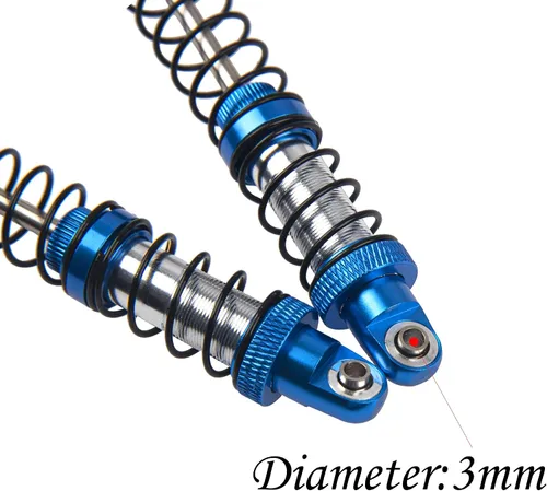 Miniatura 4 de ShareGoo - Amortiguador de metal ajustable de 70/80/90/100/110/4.724 in compatible con Traxxas TRX4 TRX6 G63 Axial SCX10 D90 90046 AXI03007 1/10 RC