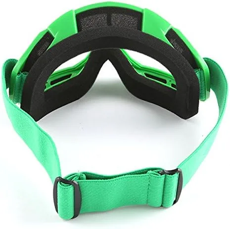 Miniatura 3 de Anteojos de motocross ATV Dirt Bike MX snowboard esquí, color negro Verde