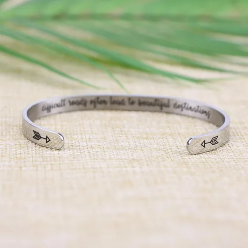 Miniatura 4 de Joycuff - Pulseras inspiradoras para mujer regalo personalizado para mamá pulsera con frase grabada joyas para cumpleaños