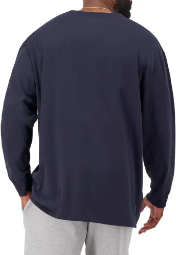 Miniatura 86 de Champion Camiseta de manga larga para hombre, camiseta clásica para hombre (regular o grande y alto)