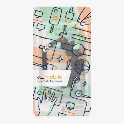 Miniatura 7 de kwmobile Correa de reloj compatible con Xiaomi Mi Smart Band 6 / Mi Band 6 / Band 5 – Correa de reloj de banda elástica negra
