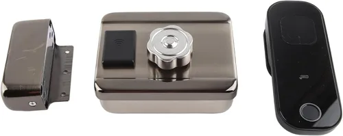 Miniatura 8 de Cerradura de puerta de entrada sin llave Cerradura de cerradura de huella digital Cerradura de bloqueo eléctrico de control remoto para uso doméstico