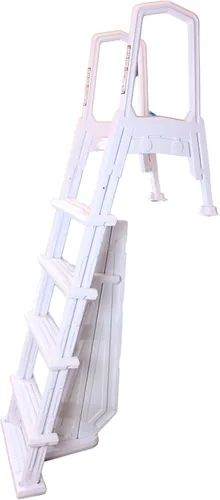 Miniatura 7 de Swimline 87950/87952L Escalera de entrada para piscina de tierra, 52 pulgadas, multicolor Escalera con marco A (Intro)