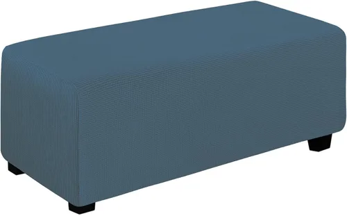 Miniatura 120 de Easy-Going Funda Elástica para Otomana Taburete de Almacenamiento Plegable Protector de Muebles Funda Rectangular Suave con Parte Inferior Elástica