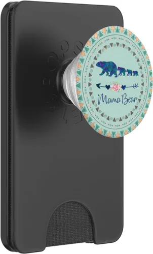 Miniatura 8 de PopSockets PopSockets PopGrip intercambiable con tres cachorros y menta verde