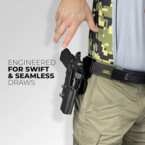 Miniatura 2 de Pro Heavy Duty Competition Holster fits Canik TP9SFx negro / negro