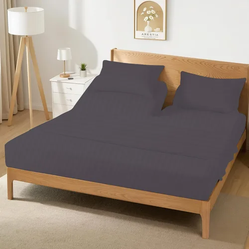 Miniatura 25 de OnlineBestDeal's Top Split - Juego de sábanas tamaño Queen para camas ajustables, media sábana de 18 pulgadas de profundidad, 28 pulgadas, 800 Negro