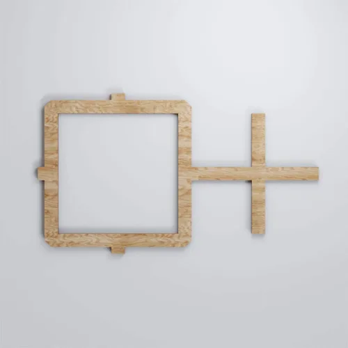 Miniatura 5 de 12 7/8"W X 7 3/8"H Carlisle Carlisle Carlisle Decorativos Paneles De Pared De Madera De Calado, Roble Rojo rojo (Red Oak)