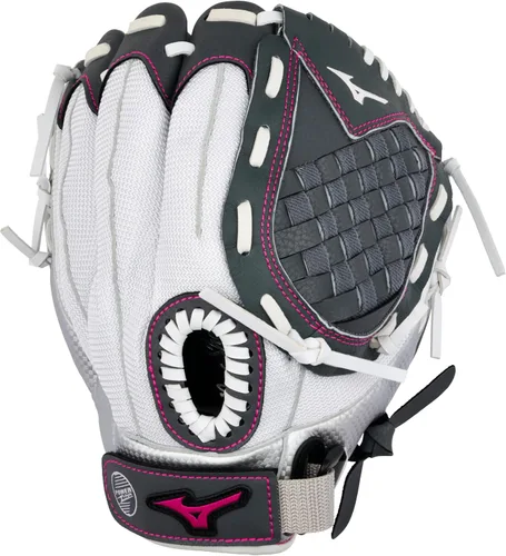 Miniatura 14 de Mizuno Prospect Finch Juvenil Tela Trident Blanco/Negro/Rosa
