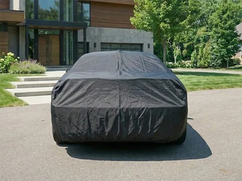 Miniatura 6 de CarsCover - Ajuste personalizado 2008 - 2017, Cubierta auto Dodge Challenger Cubierta auto Xtrashield, cubierta negra