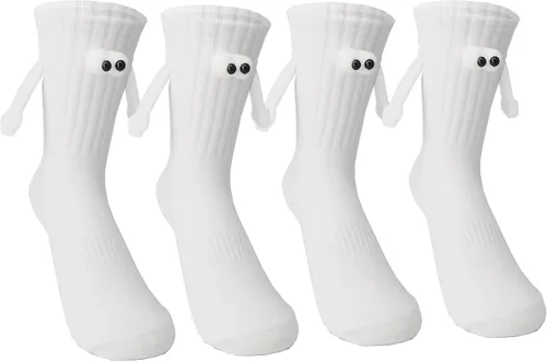 Keauexp Calcetines magnéticos en las manos divertidos para hombres para mujeres, amistad, parejas, mejores regalos, novio, novia