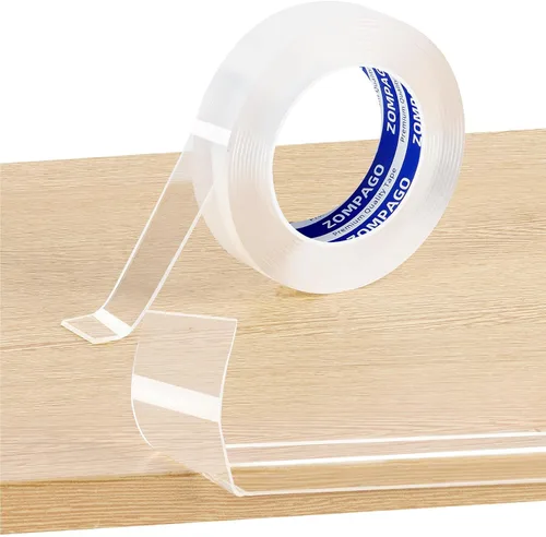 ZOMPAGO Tira protectora de bordes a prueba de bebés, protectores de esquina transparentes para muebles, 1.2 pulgadas x 9.84 pies, protectores de