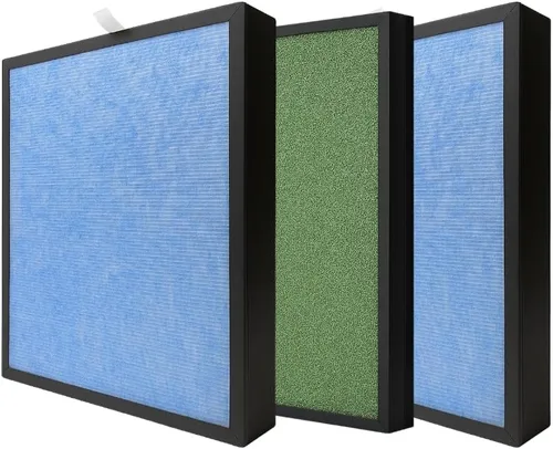 Miniatura 11 de Nispira Filtro de repuesto de carbón activado HEPA 4 en 1 compatible con purificador de aire HSP002 Smart 2.0, 1 paquete