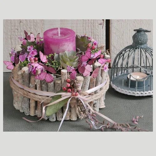 Miniatura 3 de Paquete de 12 decoraciones de mariposa, decoración de estacas de mariposa 3D, 2 tamaños de adorno de mariposa para el hogar, flores falsas