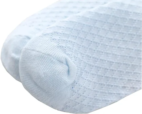 Miniatura 13 de Looching Paquete de 5 calcetines delgados de malla para bebés, niñas y niños, de algodón, color blanco, calcetines de tobillo invisibles 1-8T