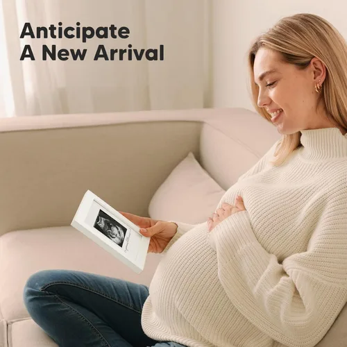 Miniatura 9 de KeaBabies Portarretratos de ecografía para bebé, modernos marcos de fotos de ultrasonido para mamá, regalos de primer embarazo para futura mamá