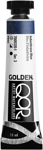 Miniatura 86 de GOLDEN QoR Acuarelas para artistas, Azul cobalto y teja, tubo de 11 ml, pintura profesional de acuarela, semiopaca Verde azulado cobalto