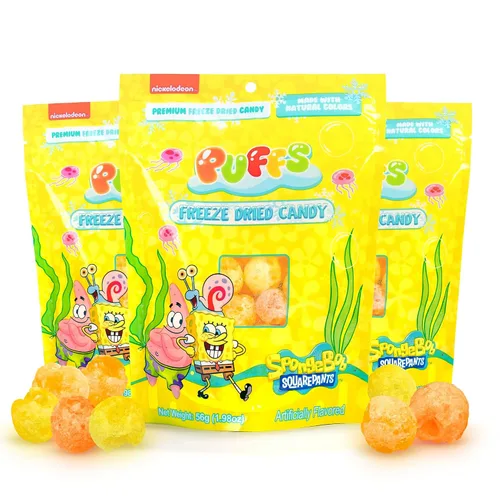 Miniatura 7 de Minions - Puffs de caramelo liofilizado de Navidad por Bubblegum Kids Relleno de calcetines, dulces de vacaciones, recuerdos de fiesta, sabor