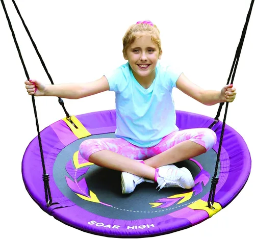 Miniatura 2 de M&M Sales Enterprises MM00156 Adventure Swing SOAR alto, talla única, morado