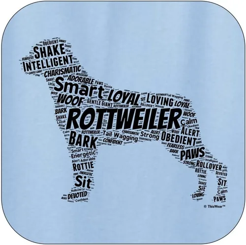Miniatura 15 de ThisWear Rottweiler Word Art - Sudadera con capucha para perro y cachorro