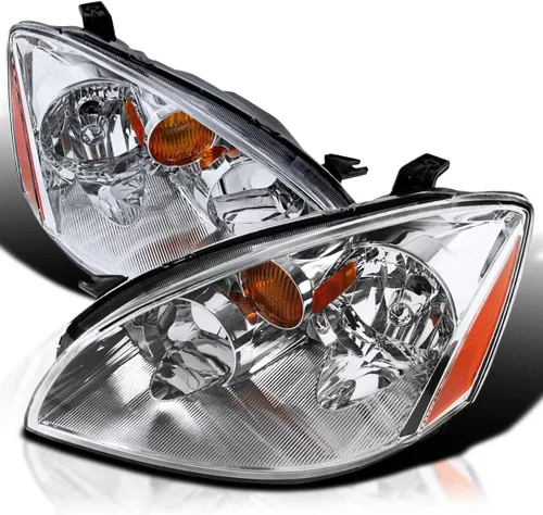 Miniatura 10 de SPEC-D TUNING Jdm - Faros delanteros transparentes negros con reflector ámbar, compatible con Nissan Altima L+R 2002-2004