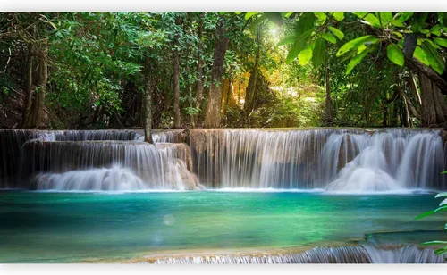 Miniatura 12 de artgeist Mural de pared premium tropical 197 x 110 pulgadas, papel tapiz no tejido, decoración de pared de vellón, impresión fotográfica, diseño