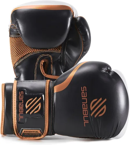 Miniatura 15 de Sanabul Guantes de boxeo de gel esenciales para hombres y mujeres, Kickboxing MMA, guantes de Muay Thai y bolsa pesada para entrenamiento de boxeo