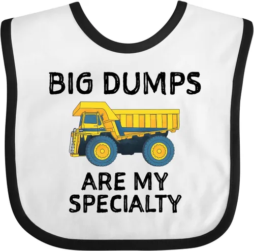 Miniatura 7 de inktastic Big Dumps Are My Specialty - Divertido y lindo babero para bebé