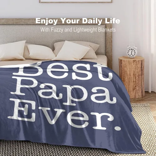 Miniatura 2 de Manta para papá, regalos para papás o abuelo de parte de nietos, manta suave para el abuelo, regalo del día del padre, regalo de Navidad para papá
