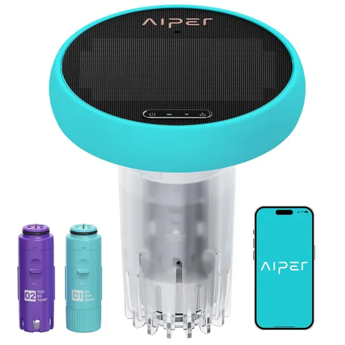 Miniatura 10 de AIPER HydroComm - Monitor inteligente de piscina, prueba automática de agua 24/7 para piscinas, jacuzzis y spas, probador digital preciso 5 en 1