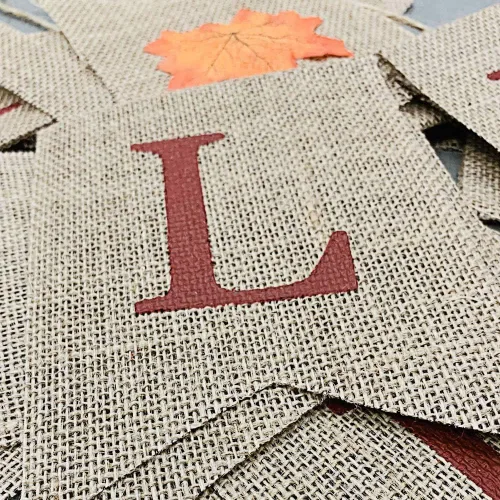 Miniatura 3 de Cartel de arpillera con texto en inglés «Happy Fall Yall» para mantel de Acción de Gracias, decoración de otoño, rústico, granja, cosecha, fiesta