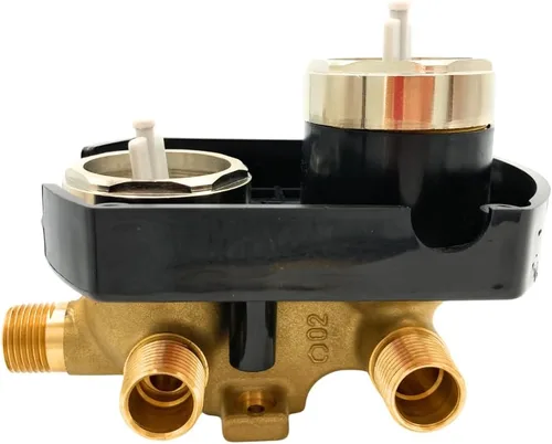 Miniatura 7 de R22000 - Válvula universal con desviador integrado - Cuerpo de latón, kit de válvula de desviador integrado de ducha personalizada, ajuste de 3 o 6